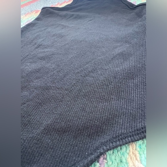 Abercrombie & Fitch HIGH NECK RIBBED BODYSUIT TANK - Picture 3 of 4